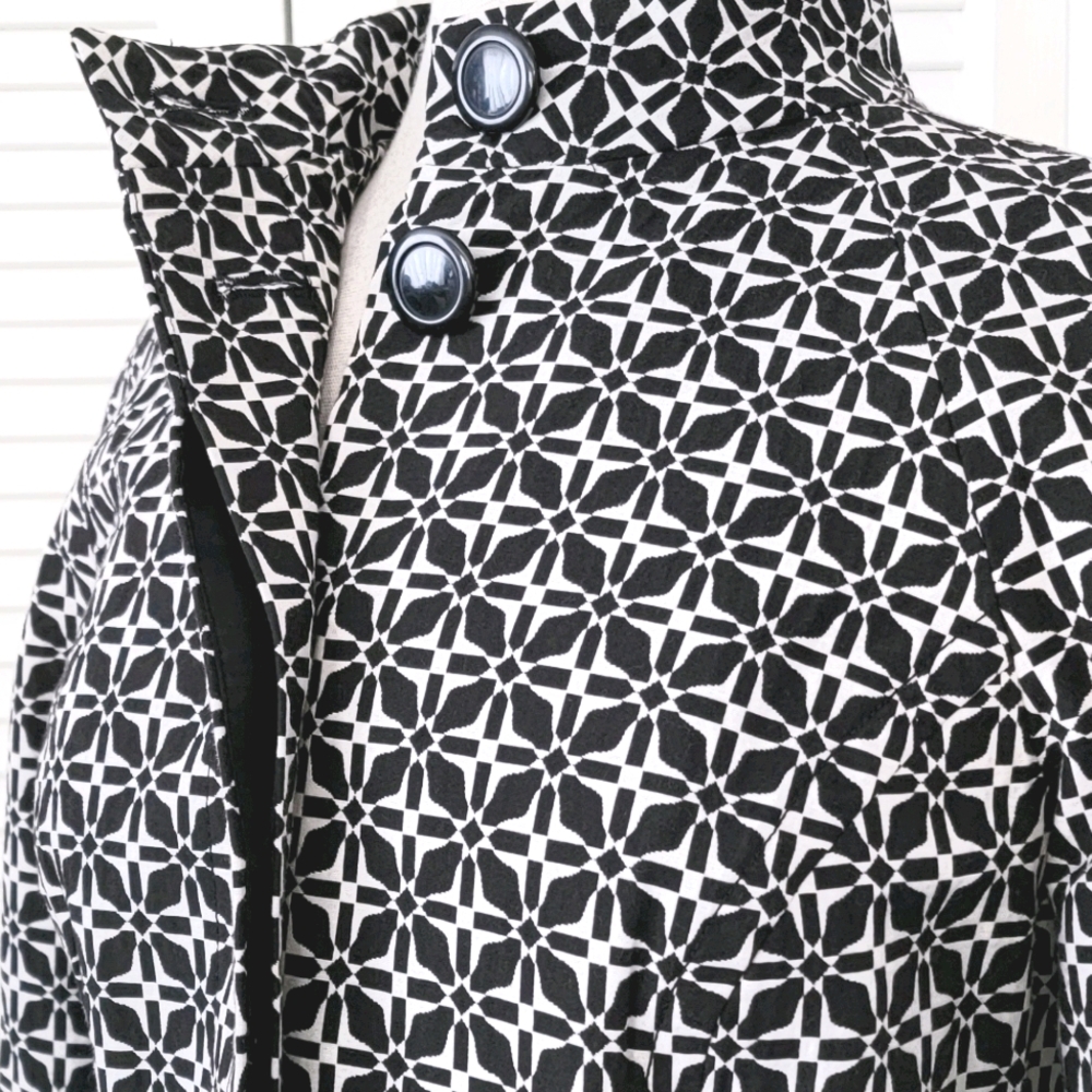 Charter Club High-Collar Cropped Jacket Blazer. - Picture 10 of 12